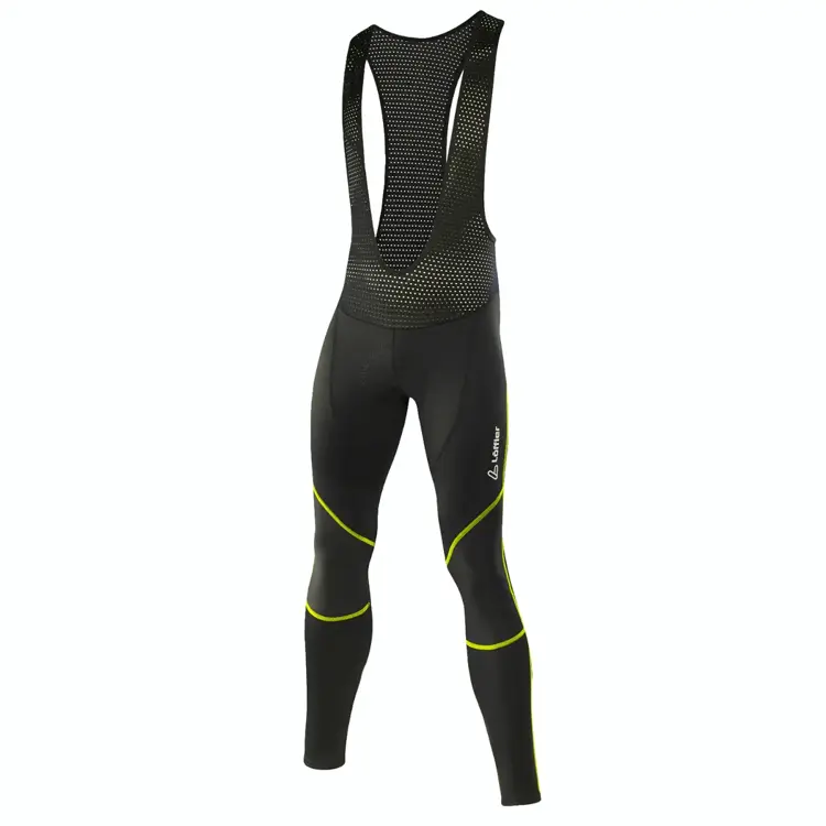 Loeffler fietsbroek met bretels WS heren