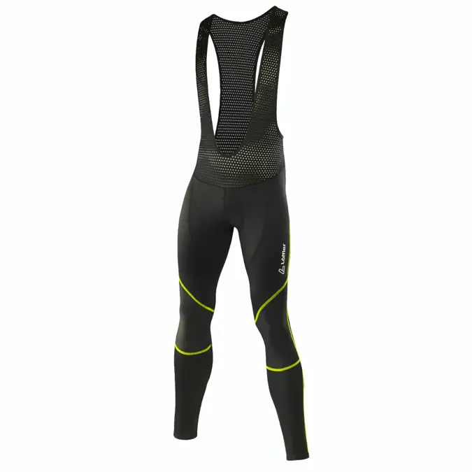 Loeffler fietsbroek met bretels WS heren