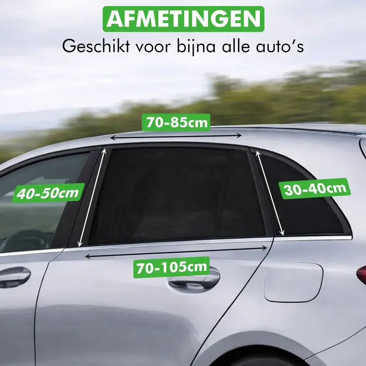 Zonnescherm Auto 2 Stuks UV