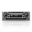 1-DIN Retro DAB+ Autoradio Chroom Bluetooth