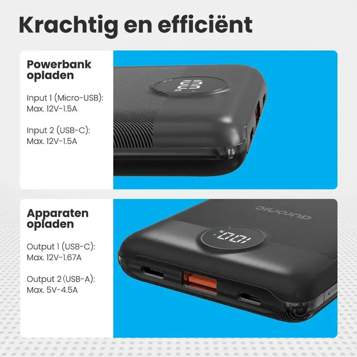 Powerbank 10.000 mAh – Snellader