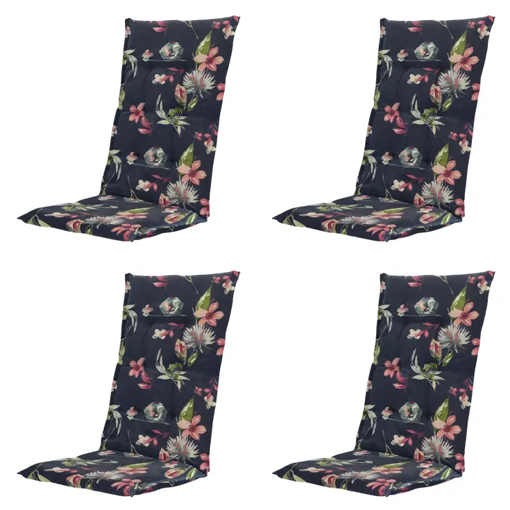 Cato - Kussen hoge rug - Set van 4