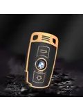 TPU Sleutelhoesje voor Bmw goud E4