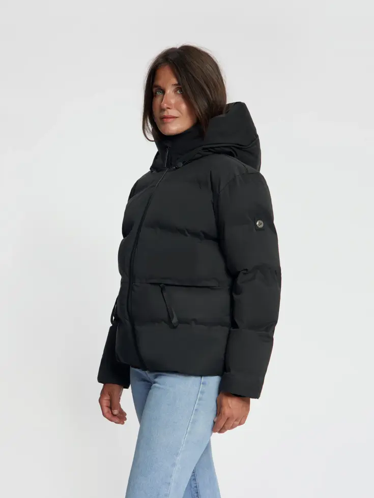 Olive Dames - Puffer winterjas - Waterdicht