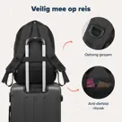 TRVLMORE Rugtas - 36L - 17 Inch