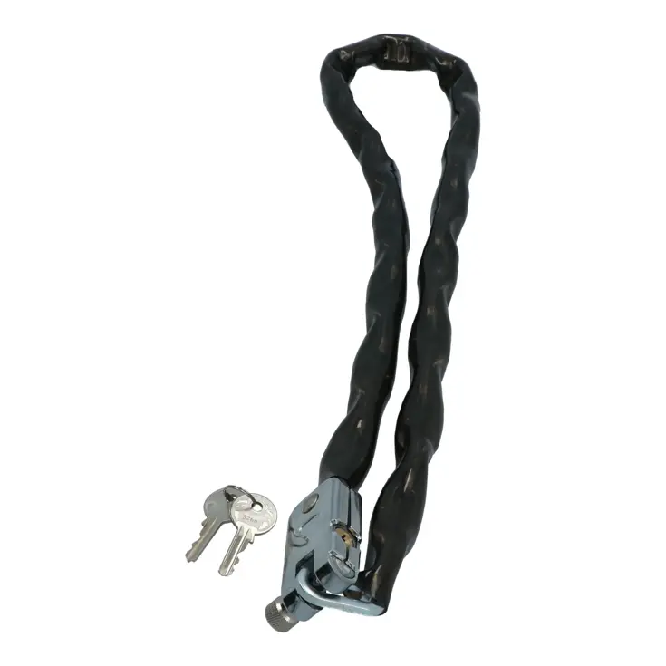 Kettingslot 105 cm met geharde schakels en hoes