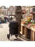 Boodschappenwagen 40L, koelvakje