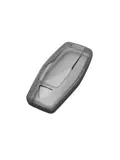 TPU Sleutelhoesje voor Mitsubishi clear 600