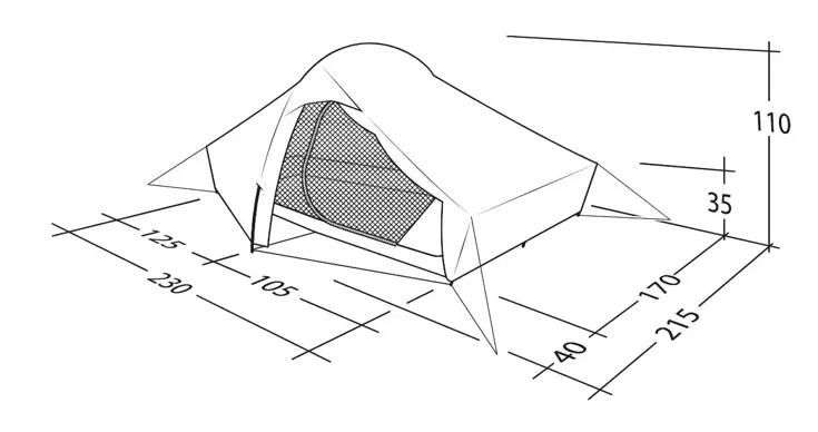 Robens Chaser 3XE - 3P Tent