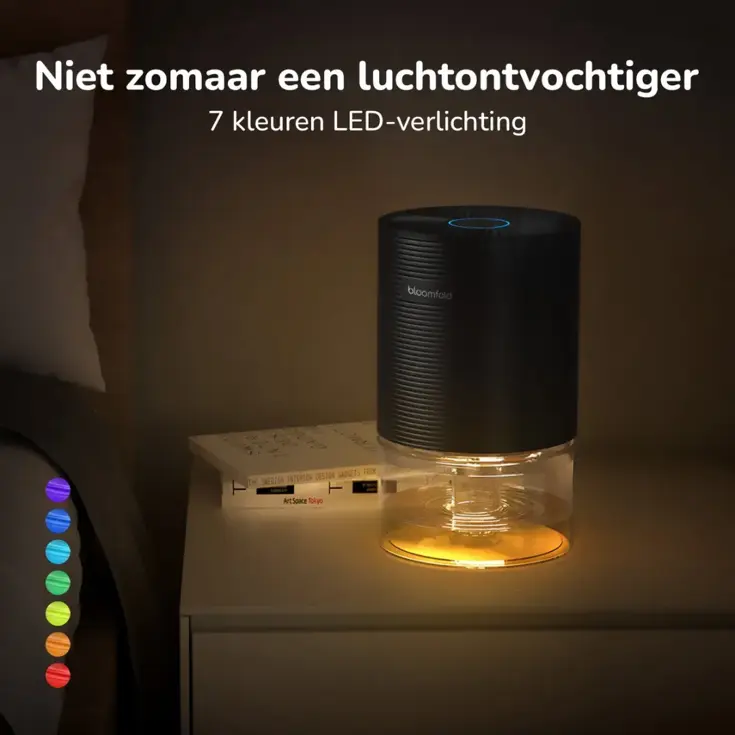 Compacte luchtontvochtiger