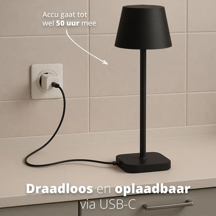 Draadloze Camping Tafellamp Lume - Blauw