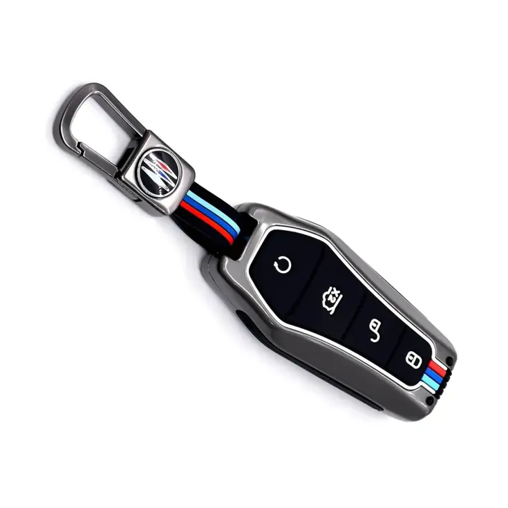 Metalen Sleutelhoesje voor BYD grijs F4