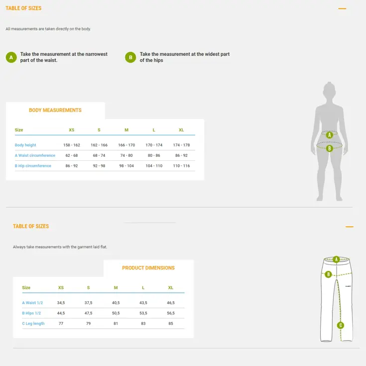 Skibroek dames Gilep