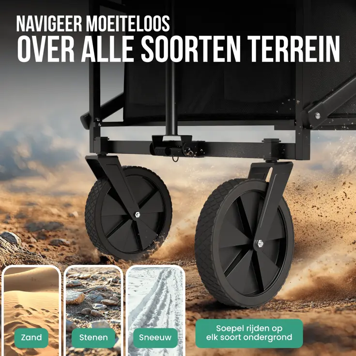 Bolderkar Opvouwbaar XL