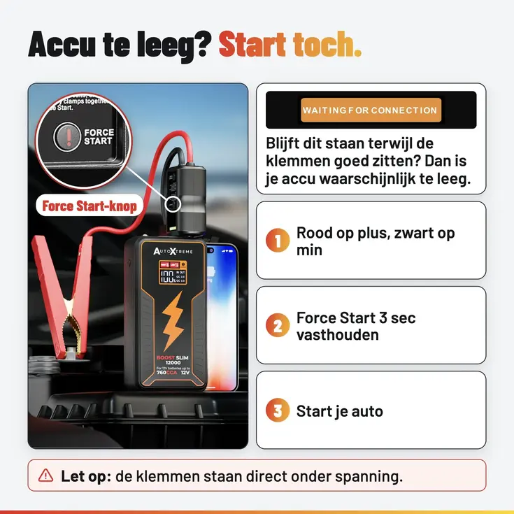Boost Slim 12000 - Jumpstarter - 760 CCA