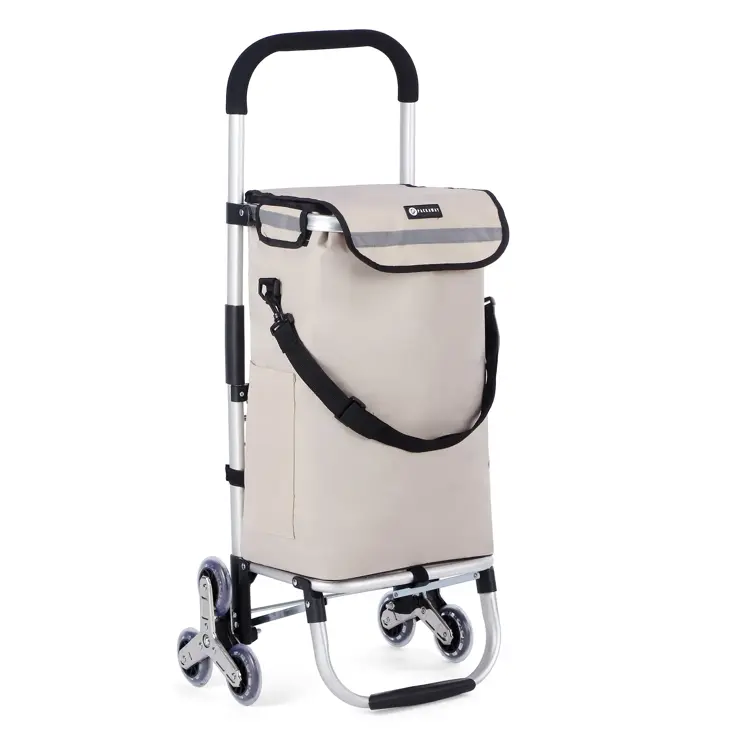 Boodschappentrolley 40L - Trapwielen