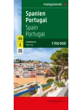 Wegenkaart Spanje En Portugal 2-zijdig
