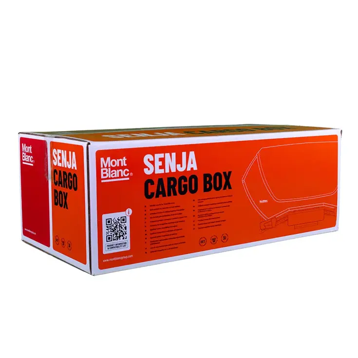 Senja trekhaakkoffer 300 liter+Sarek fietsendrager