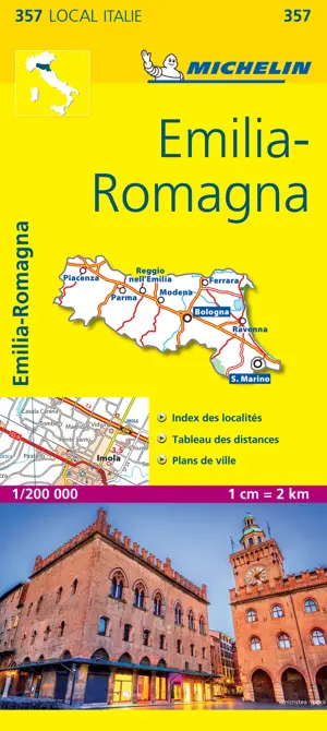 Wegenkaart Local 357 Emilia-Romagna