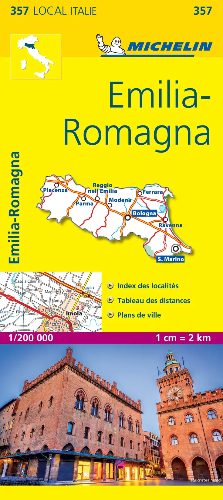 Wegenkaart Local 357 Emilia-Romagna