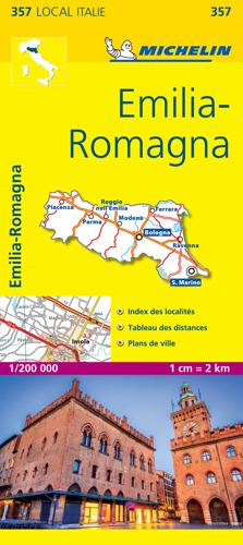 Wegenkaart Local 357 Emilia-Romagna