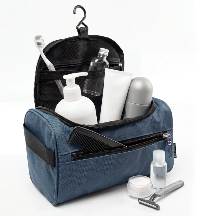 Toilettas met Haak, ruime reis Toilettas 4,5 liter