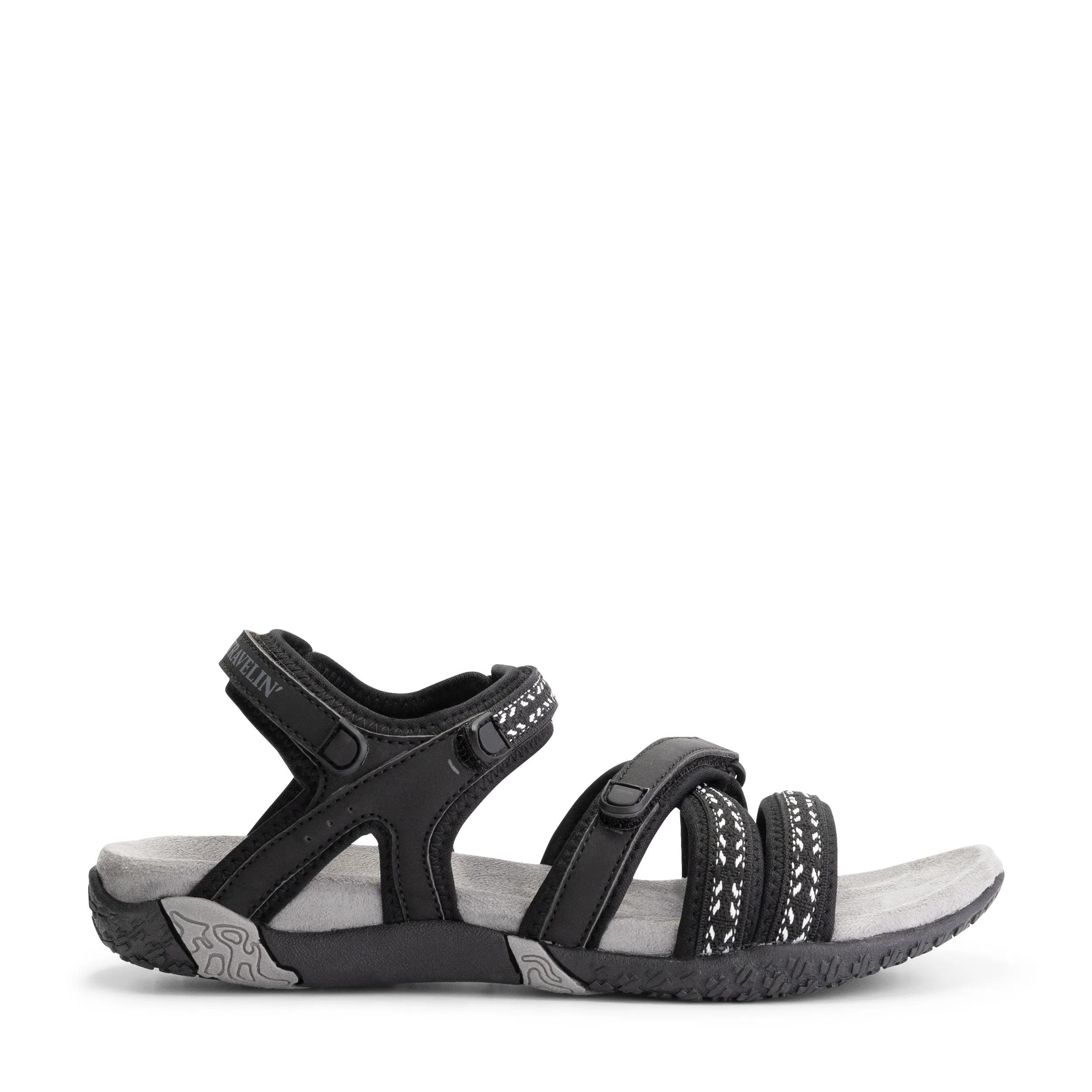 Travelin' Leira dames  Outdoorsandalen  Zwart main product image