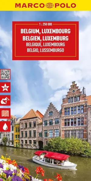 Wegenkaart België - Luxemburg
