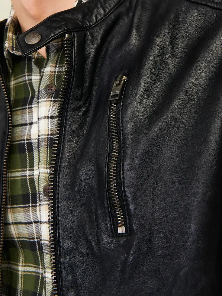 Heren Richard Leather Jacket