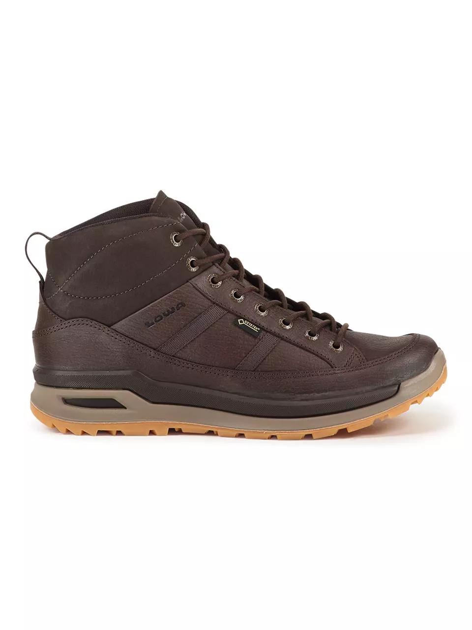 LOWA  Praque GTX  hoge wandelschoen  Heren  Donker Bruin   40 main product image