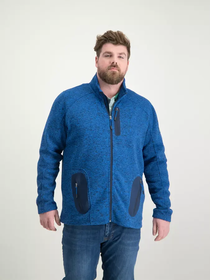 Earl - Fleece Vest Heren – Plus Size