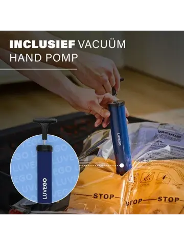 Vacuumzakken - 13 Delig - met Handpomp