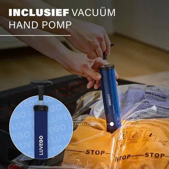 Vacuumzakken - 13 Delig - met Handpomp