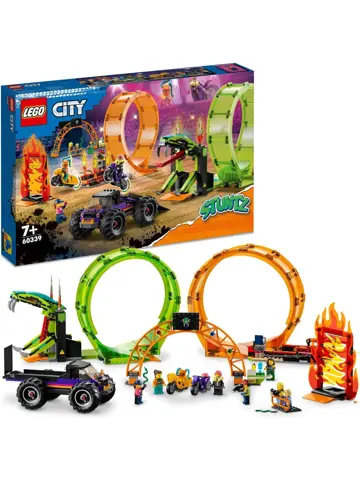 LEGO® City Dubbele Looping Stuntarena 60339