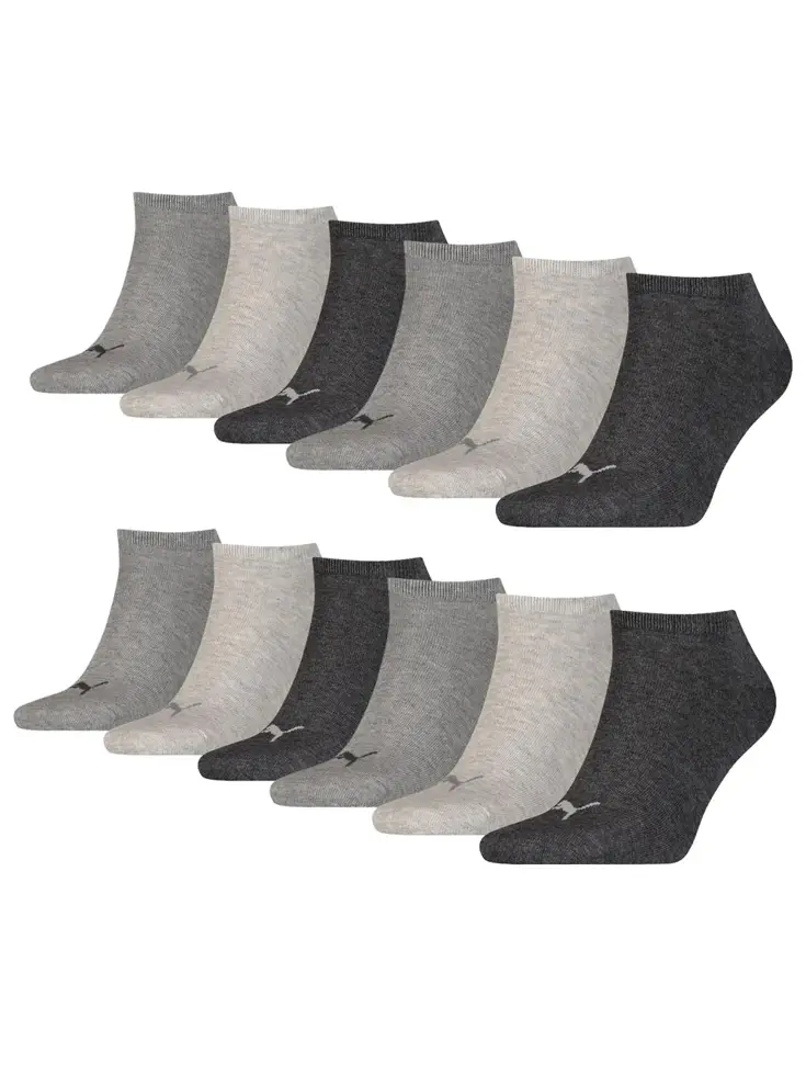 12 paar - Uniseks - Sneakersokken