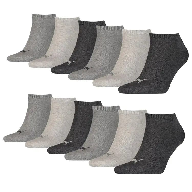 12 paar - Uniseks - Sneakersokken