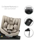 Chase Luxe i-Size Autostoel - Isofix + steunpoot