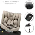 Chase Luxe i-Size Autostoel - Isofix + steunpoot