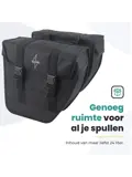 Voltano Dubbele Fietstas 24 L Urban Flow XL