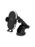 3-in-1 Smartphone Houder met Draadloze Qi Lader