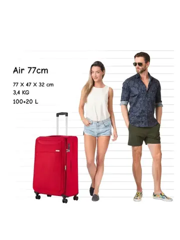 Air Grote zachte koffer 77cm
