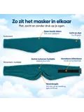 Katoenen Slaapmasker - Verduisterend - Verstelbaar