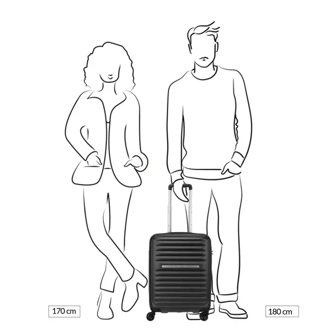 Roncato Ibiza Cabin Trolley 55 magenta |40 L