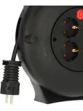 Vario-Line kabelhaspel 10 m, 4 stopcontacten