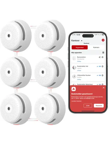 XS01-M Slimme rookmelder 6-pack