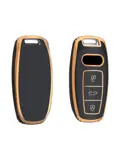 TPU Sleutelhoesje voor Audi goud D3