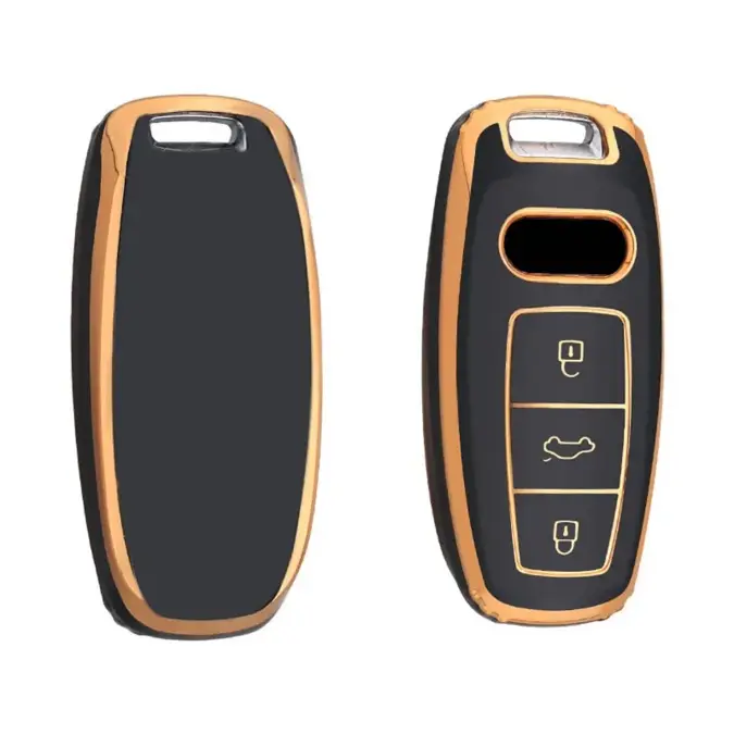 Dutch Shield Sleutelhoesje  Audi goud D3