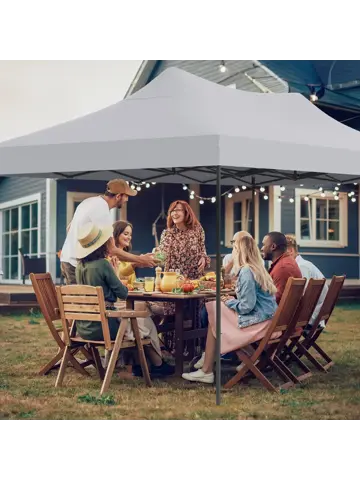 Partytent met Zijwanden – 3x4.5 m – Donkergrijs