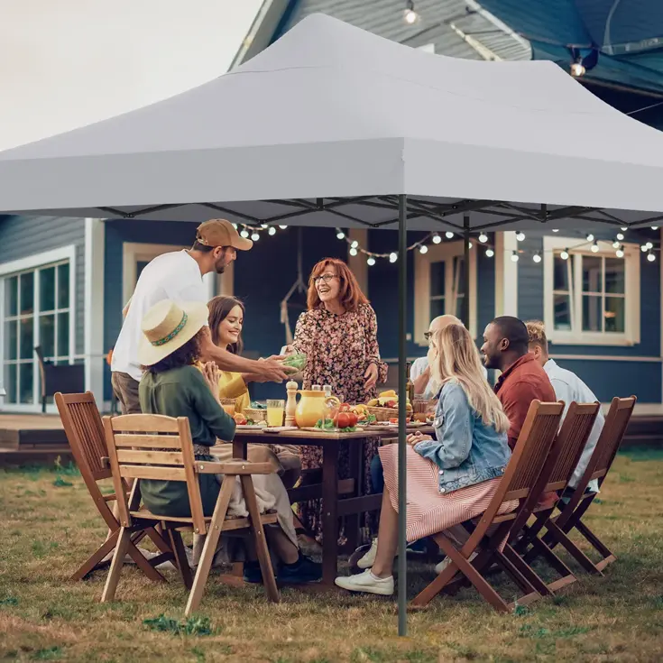 Partytent met Zijwanden – 3x4.5 m – Donkergrijs