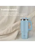 Nexxt Thermosbeker met Rietje - 1,2 Liter